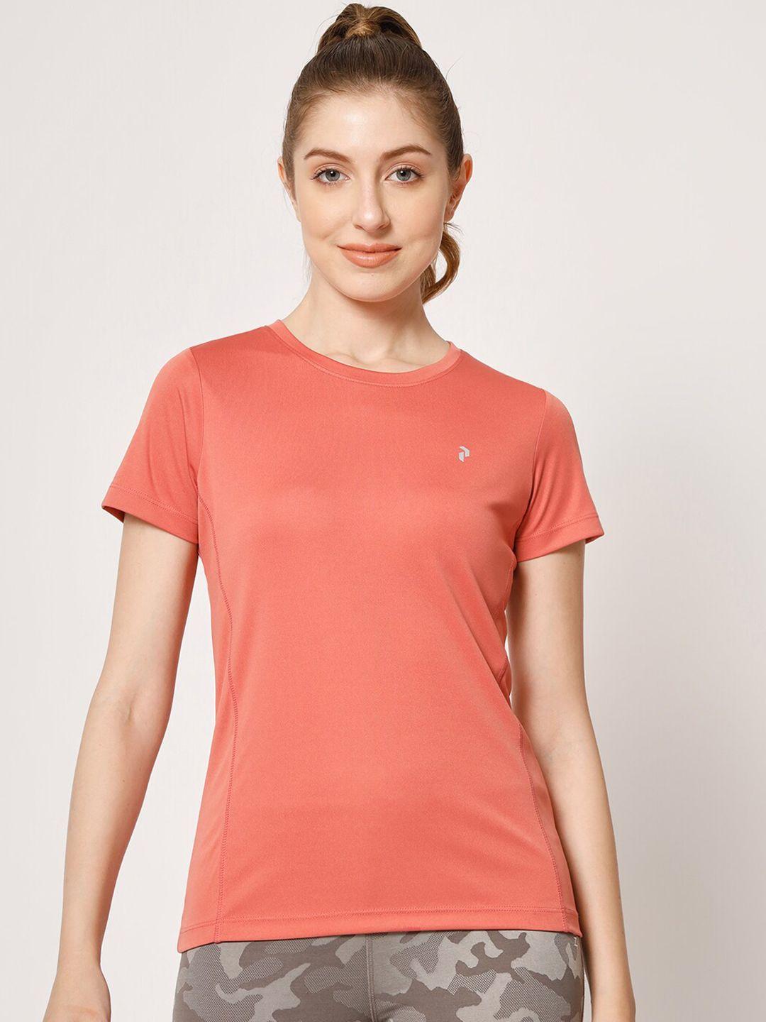 perfkt-u women pink pockets t-shirt
