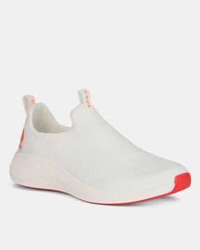 perforated slip-on sneakers