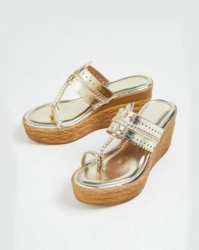 perforated toe-ring wedges