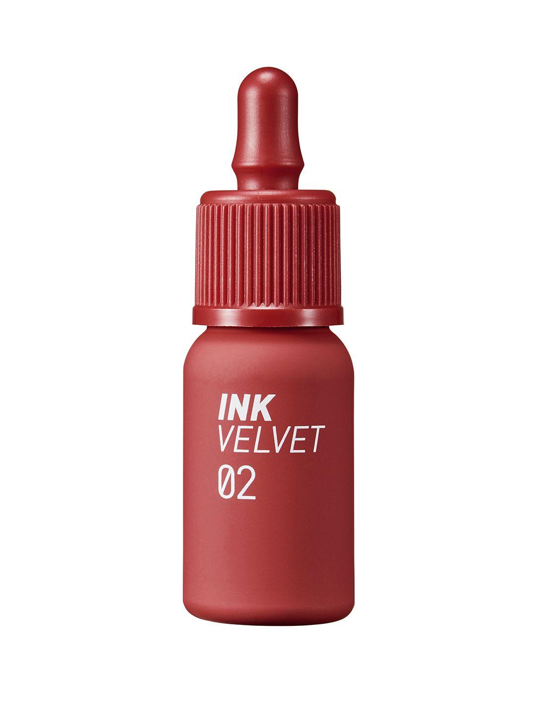 peripera ink velvet liquid lipstick 4g - celeb deep rose 02