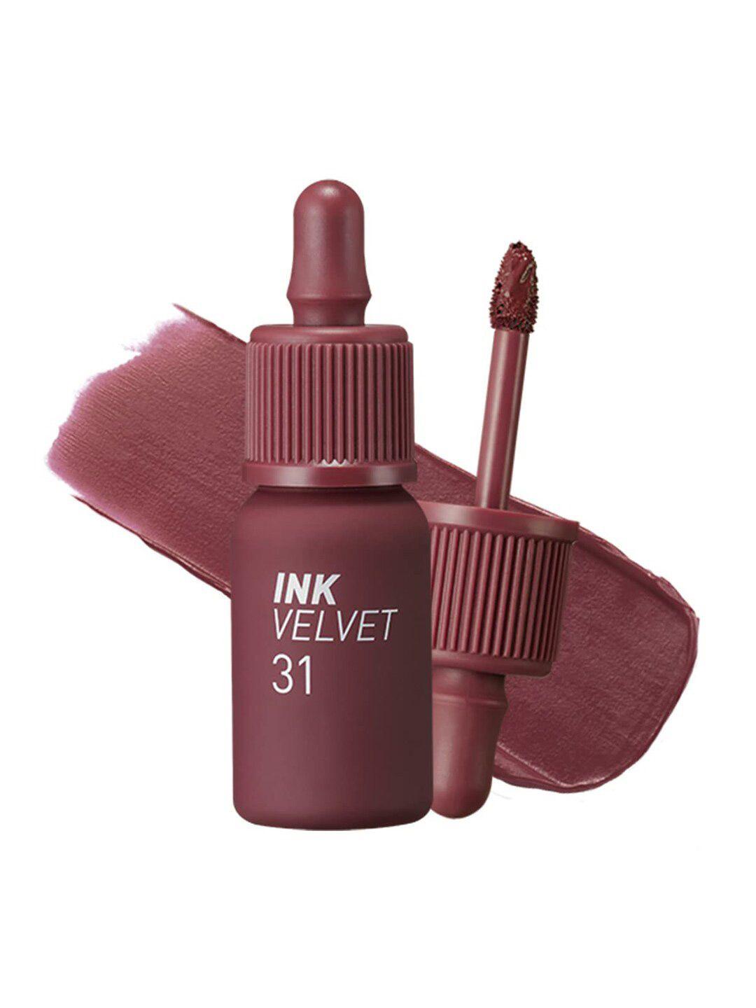 peripera ink velvet long-lasting liquid lipstick - wine nude 31