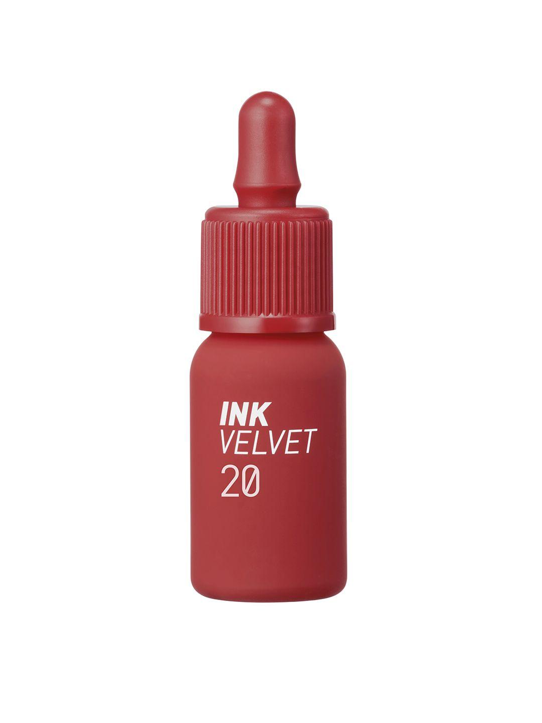 peripera ink velvet liquid lipstick 4g - classy plum rose 020
