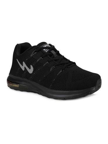 peris black running shoes for men