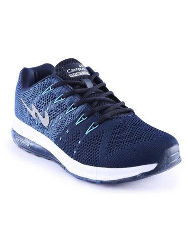 peris navy blue running shoes for men
