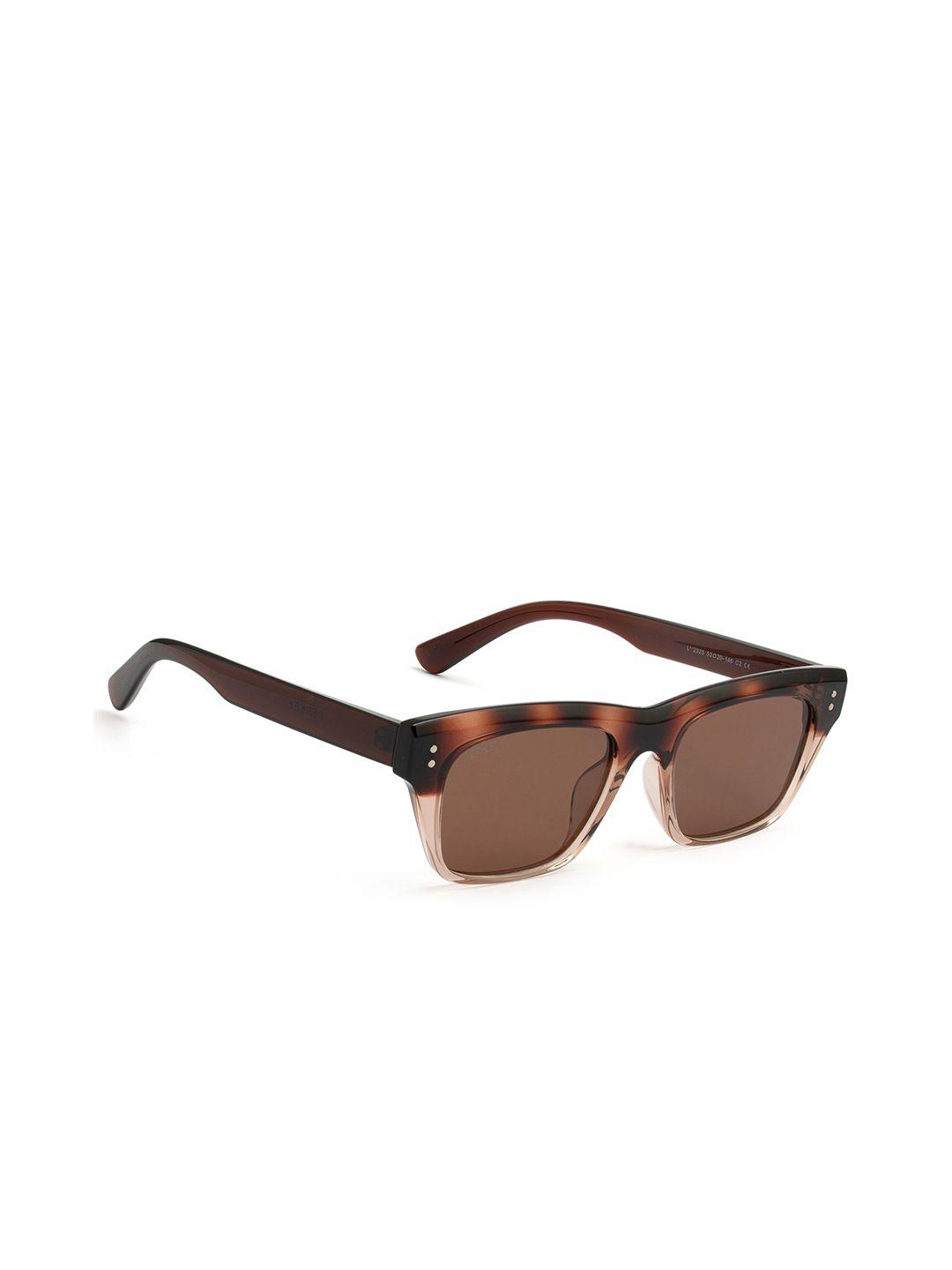 perkey unisex oversized square sunglasses with polarised lens