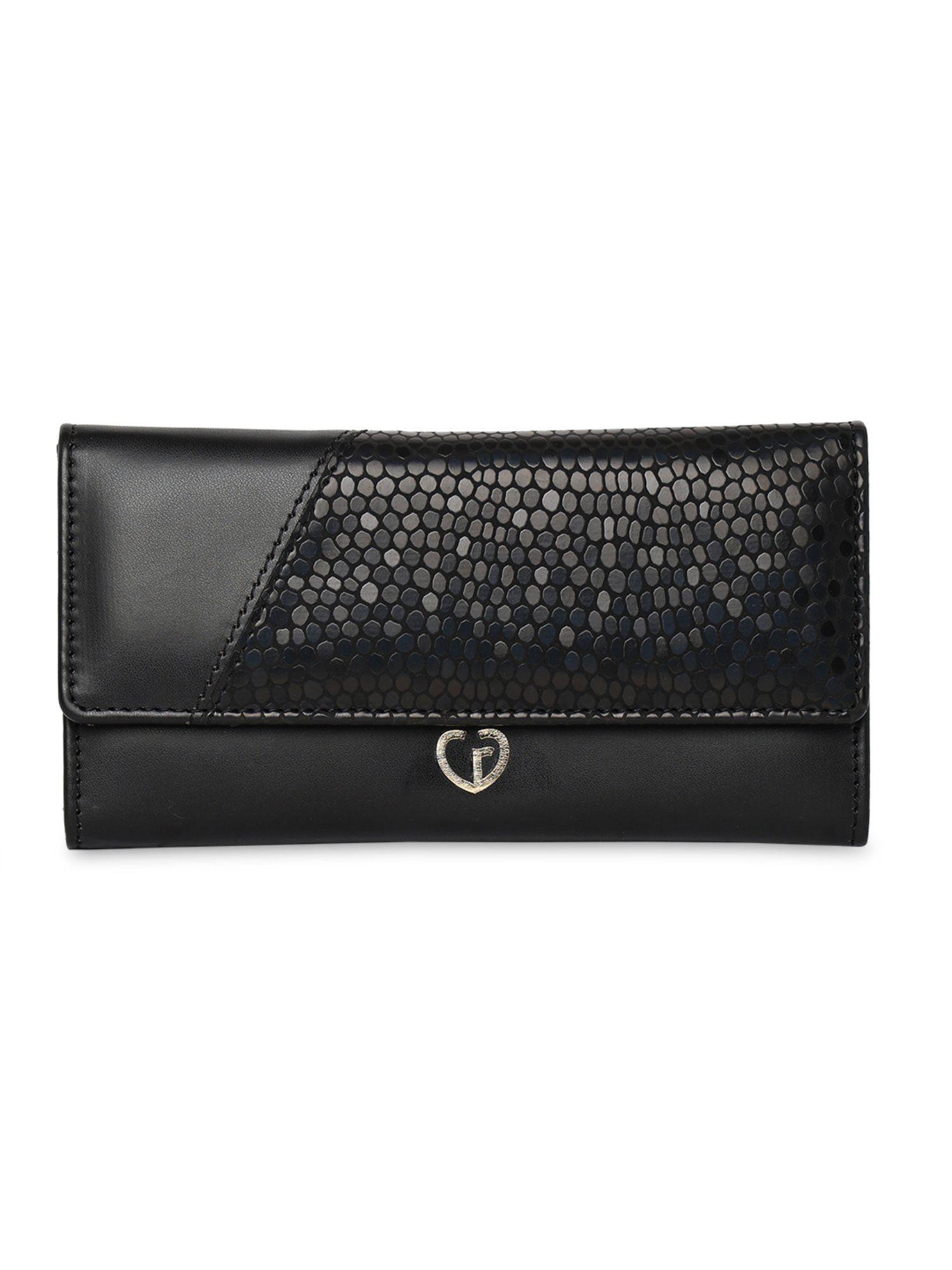 pernille flopover black wallet large