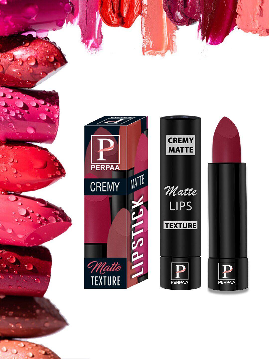 perpaa cremy long lasting matte texture bullet lipstick 3.5 g - candy pink 87