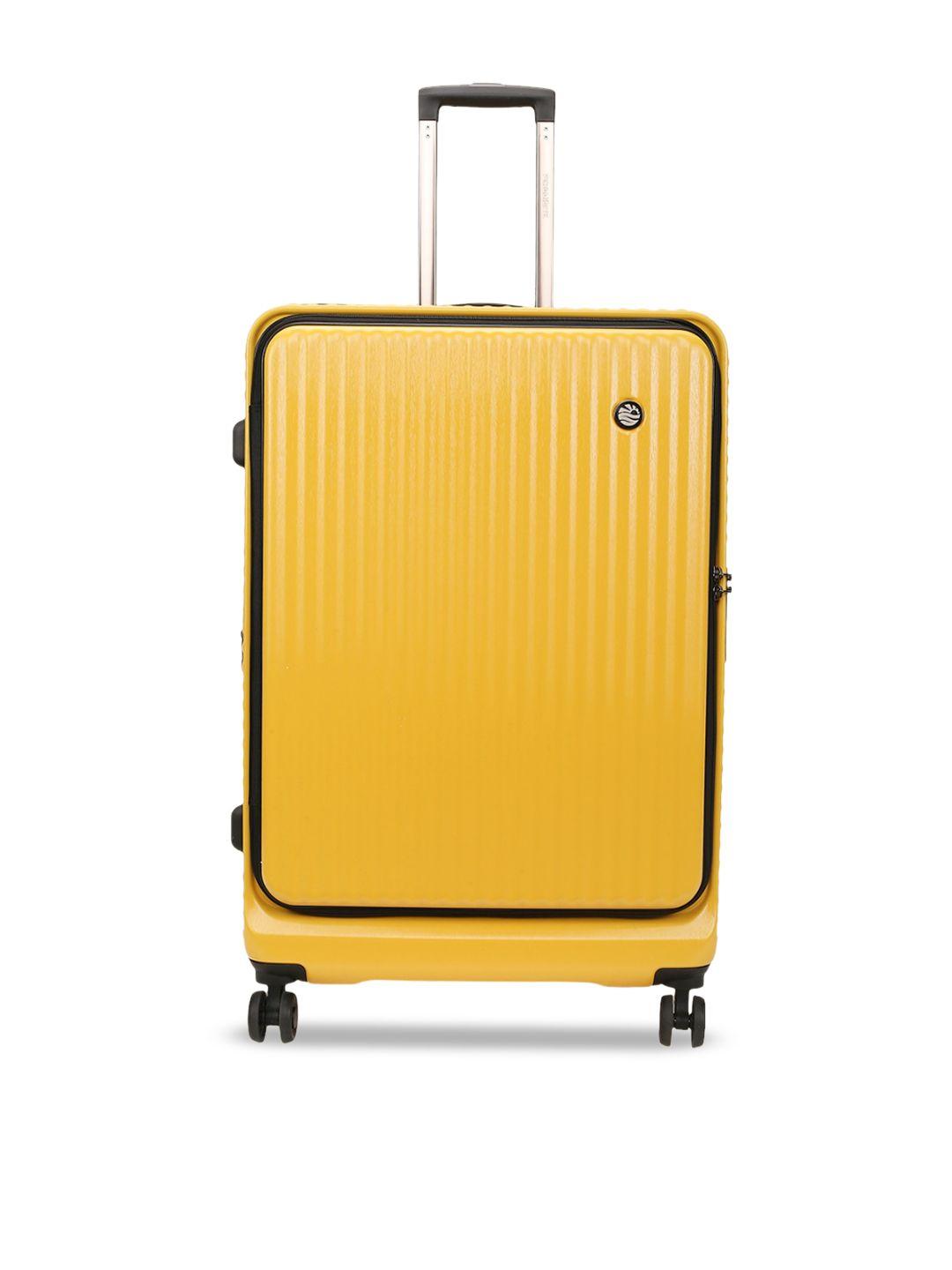 perquisite voyager yellow hard 28" large luggage