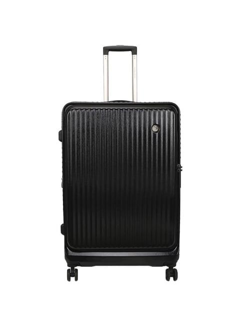 perquisite yita range black striped hard large trolley bag - 50 cm