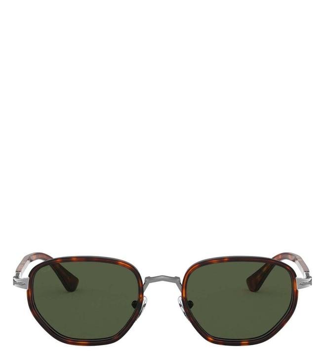 persol sartoria 0po2471s5133150 green uv protected round sunglasses for men