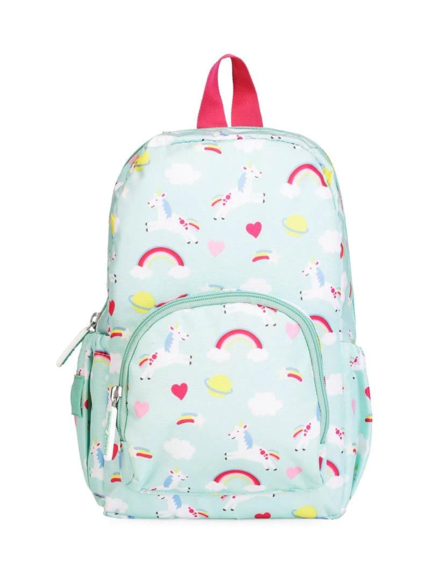 personalized rainbow & unicorn 11 inches mini backpack 1.5 to 3 years