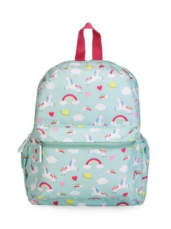 personalized rainbow & unicorns 14 inches big backpack 4 to 8 years