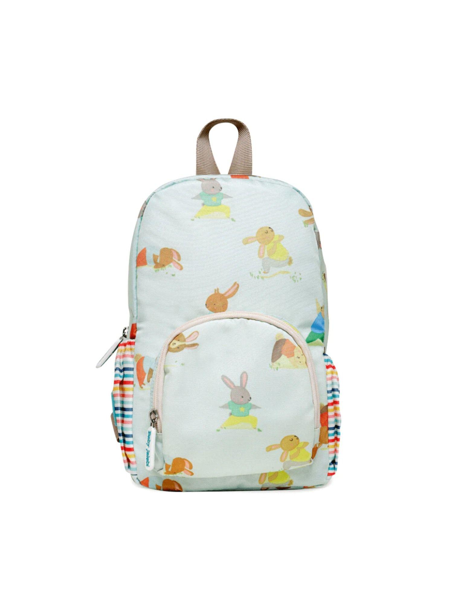 personalized yoga bunny 11 inches mini backpack 1.5 to 3 years
