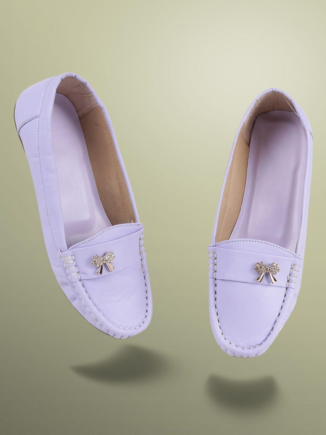 pery pao girls embellished round toe loafers