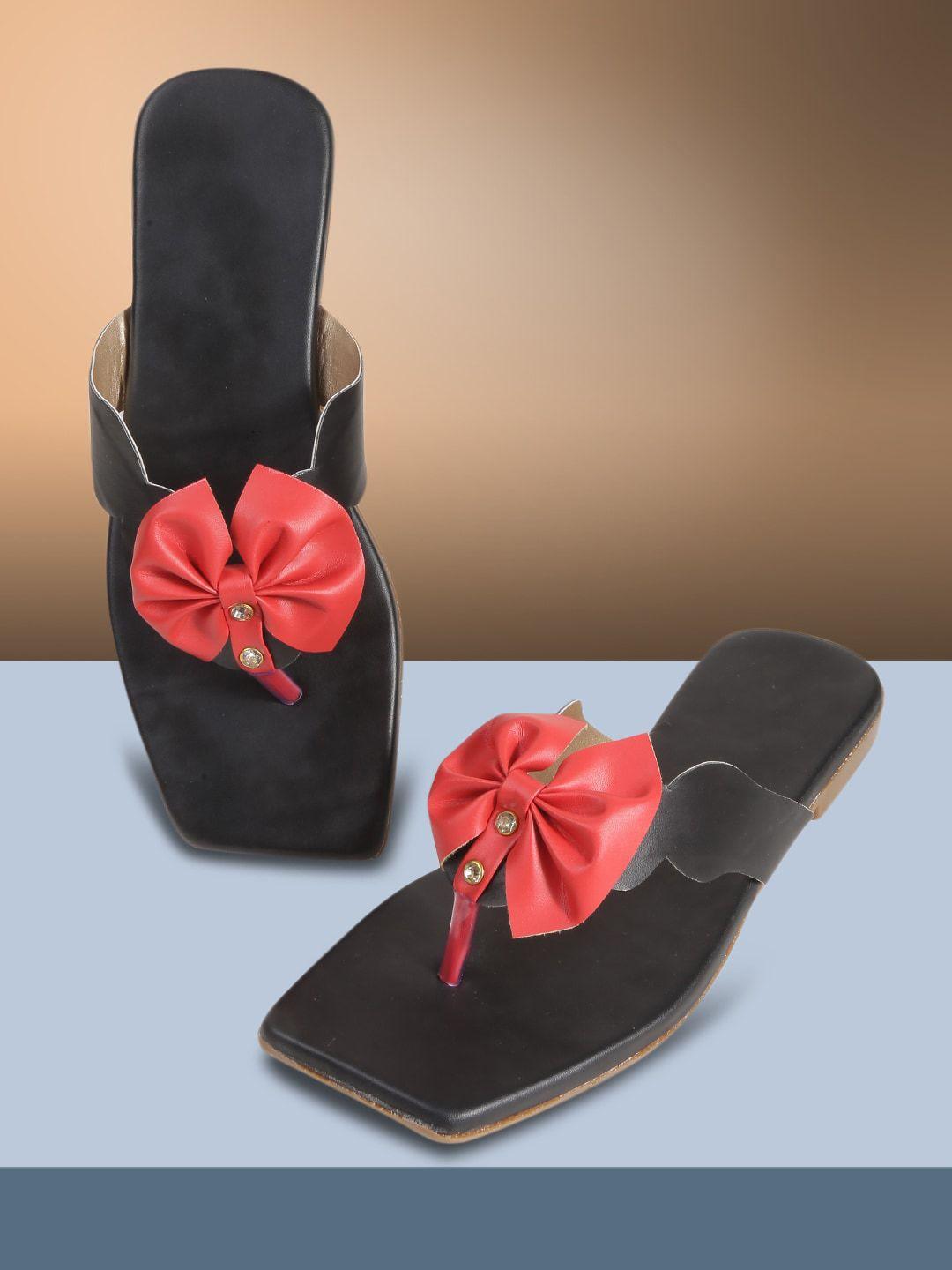 pery pao women t-strap flats with bows