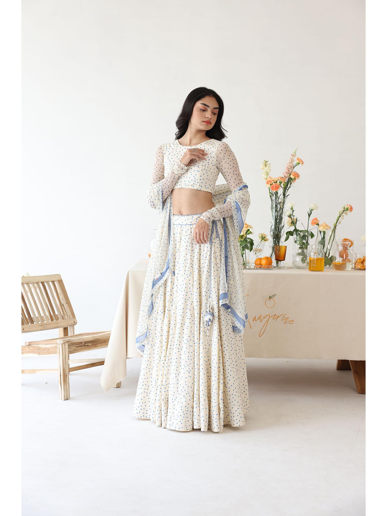 petal lehenga