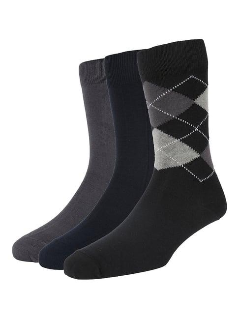 peter england assorted socks - pack of 3