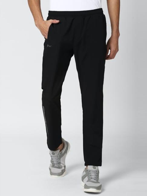 peter england black regular fit trouser