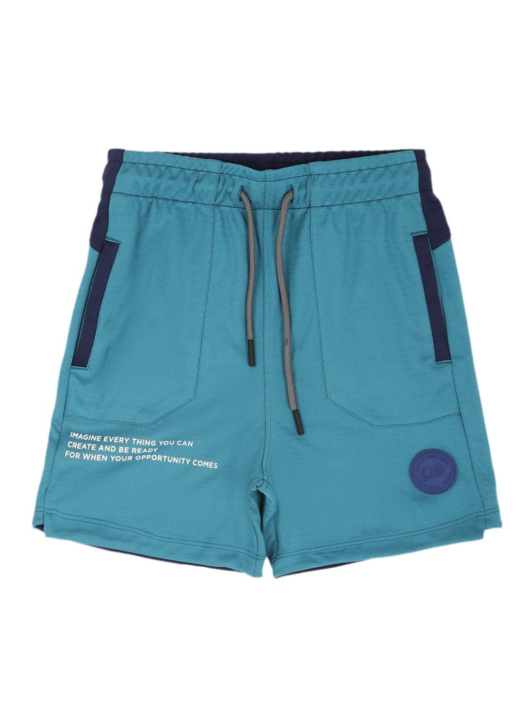 peter england boys colourblocked mid rise shorts