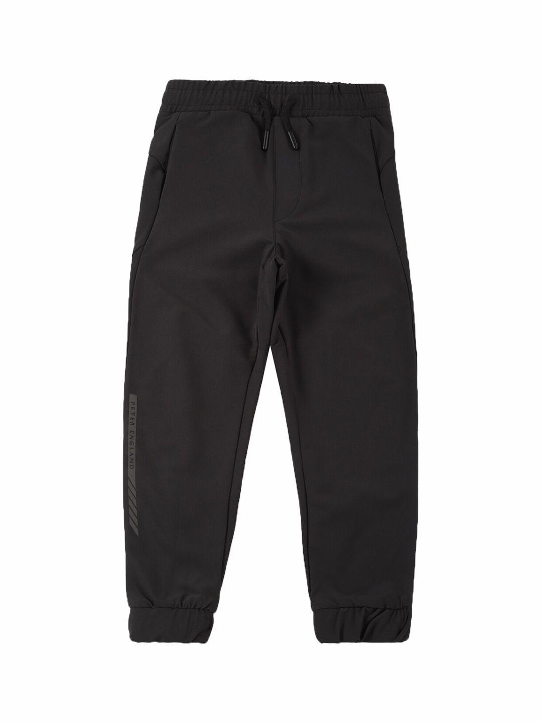 peter england boys grey solid joggers