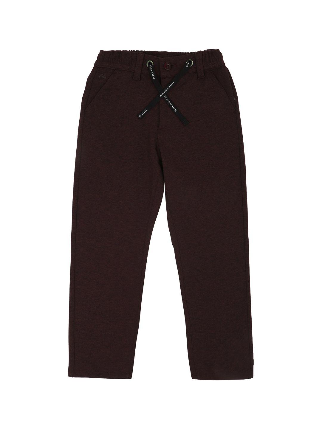 peter england boys mid-rise trousers