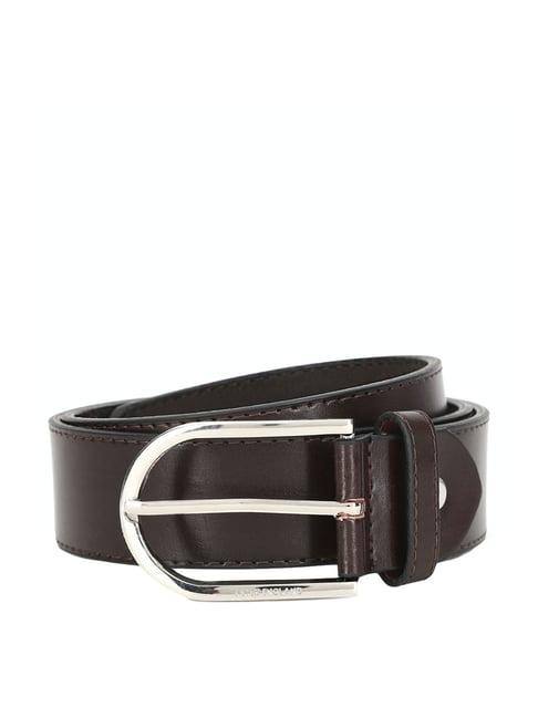 peter england brown others waist belt for men