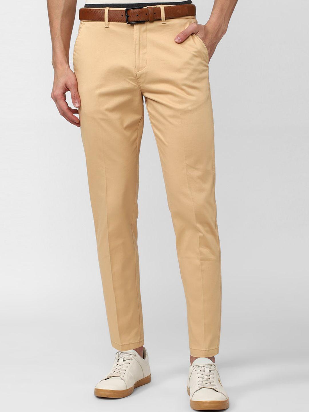 peter england casuals men slim fit trousers