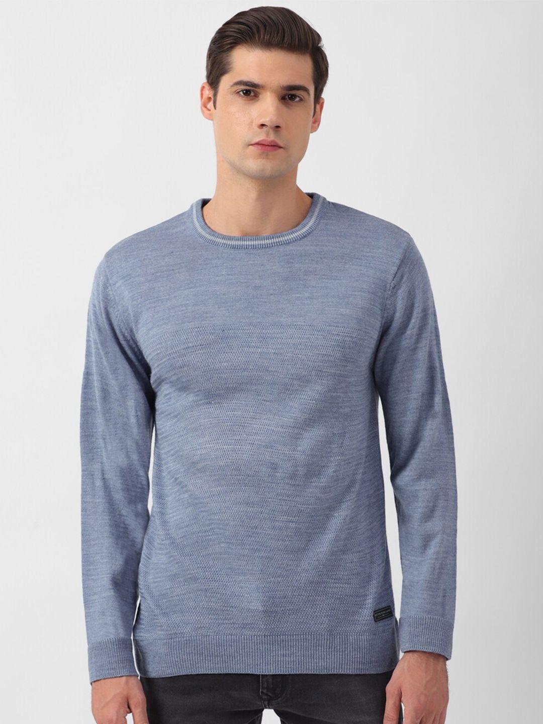 peter england casuals round neck acrylic pullover