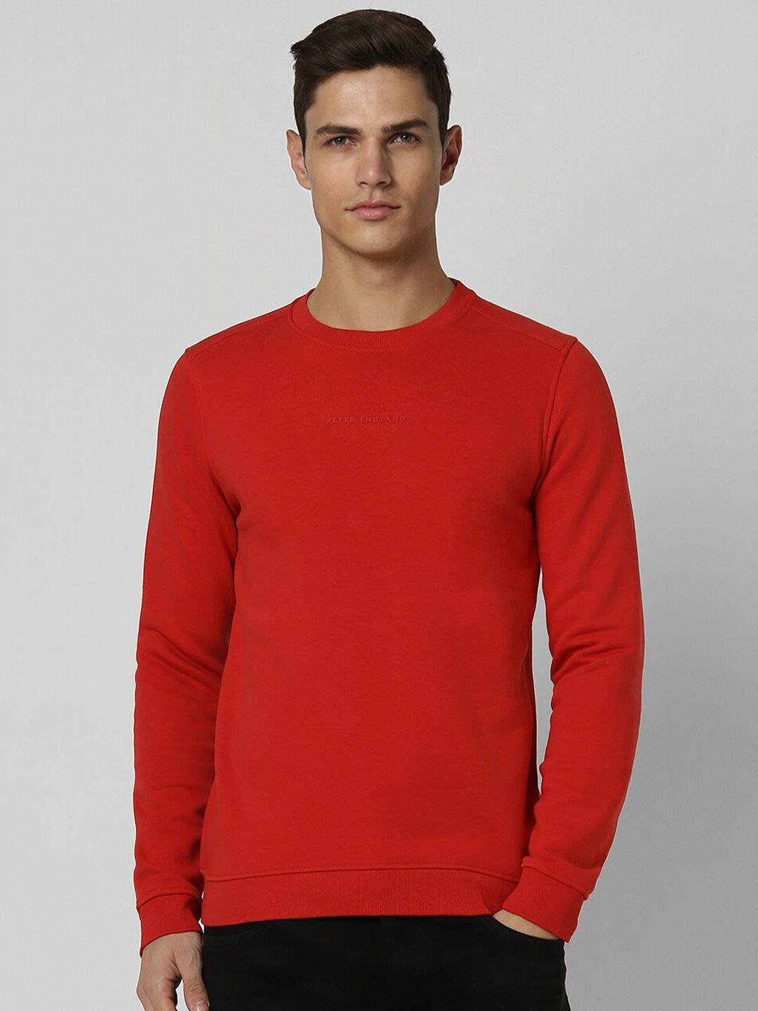 peter england casuals round neck pullover sweatshirt