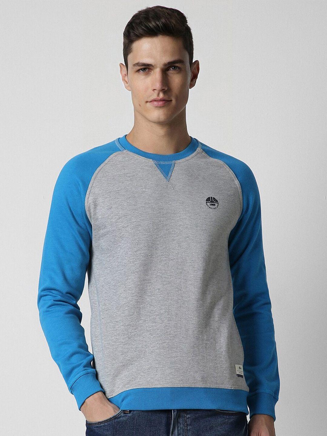 peter england casuals round neck pullover sweatshirt