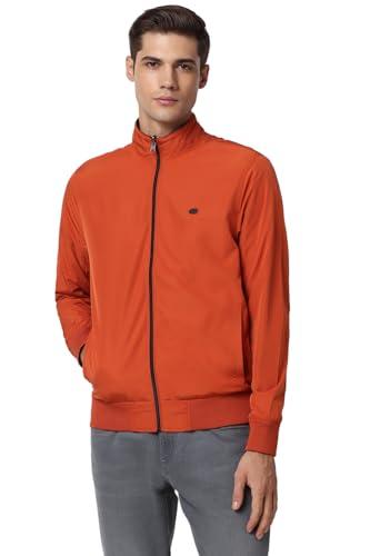 peter england men's a-line coat (pcjksbop025502_orange