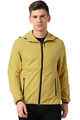 peter england men's jacket (pcjkcbopi64451_yellow_m)