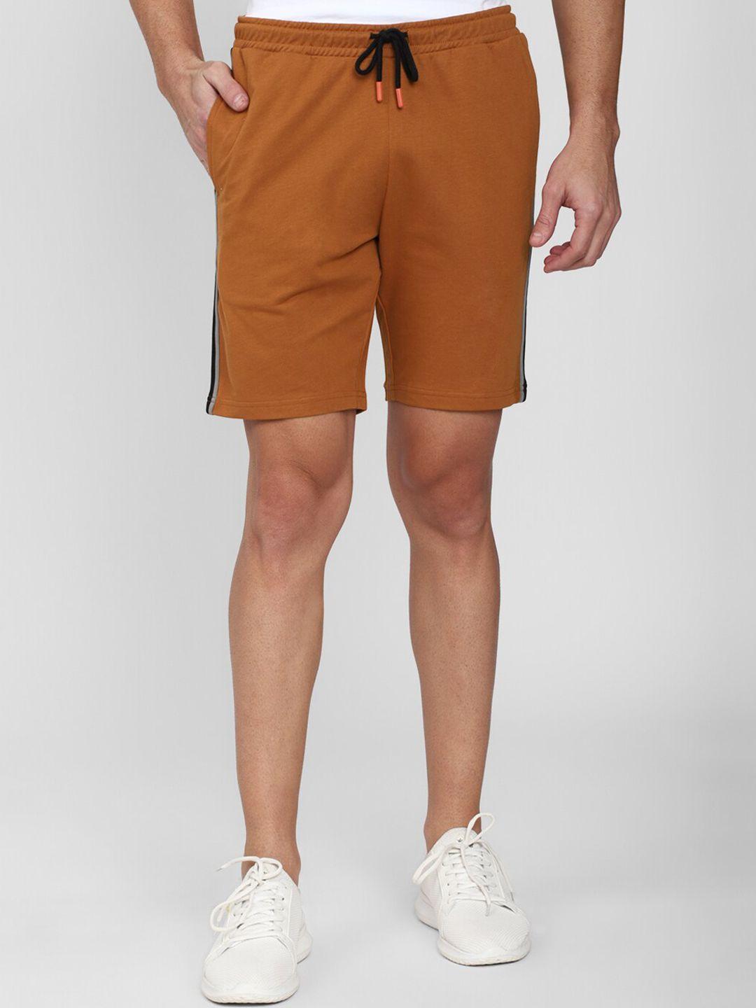 peter england men brown shorts