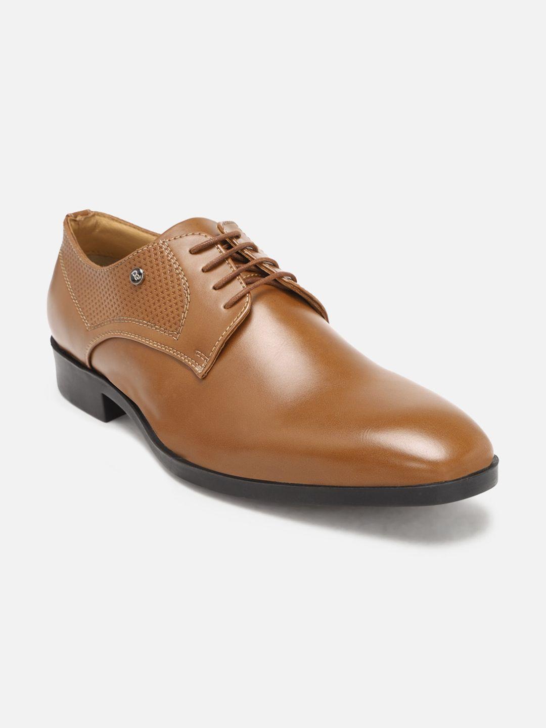 peter england men leather formal derbys