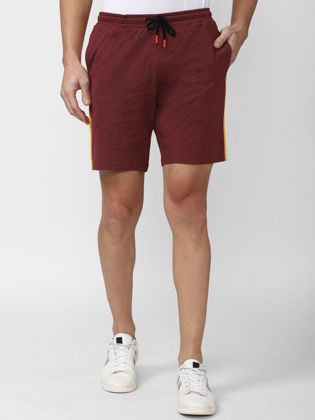 peter england men maroon shorts