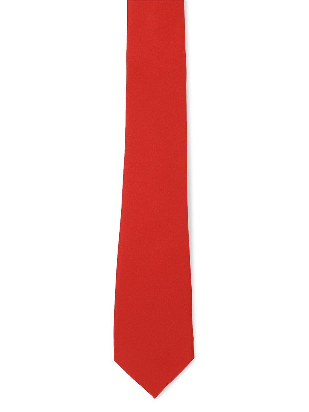 peter england men red broad tie