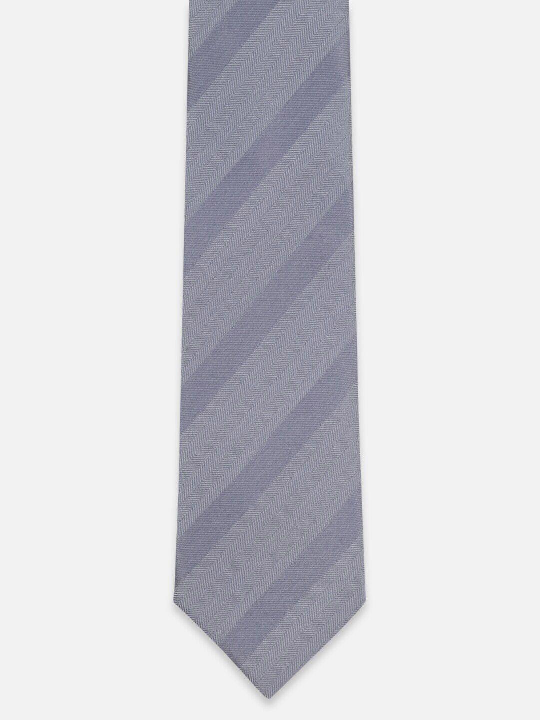 peter england men striped formal broad tie