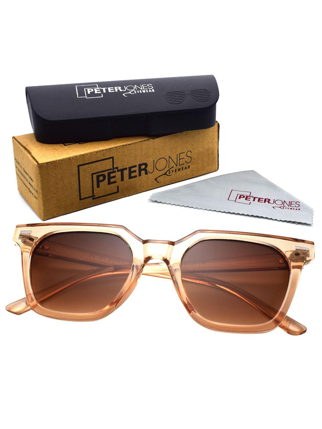 peter jones eyewear aviator sunglasses with uv protected lens 13047tbw_