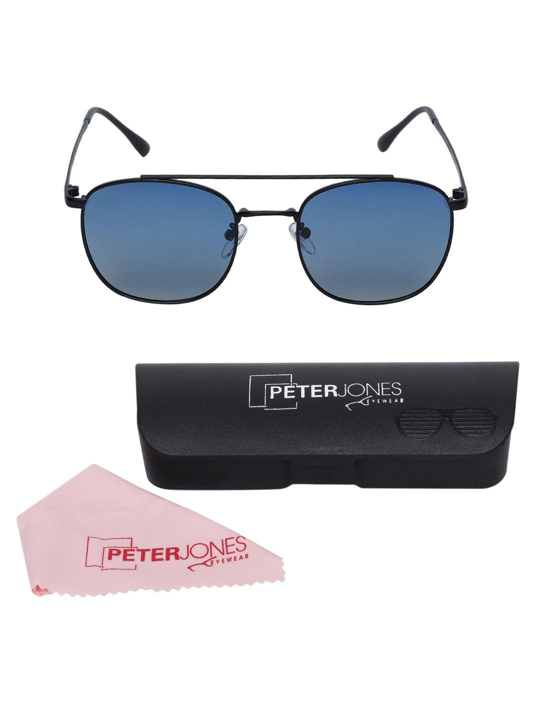 peter jones eyewear aviator sunglasses with uv protected lens po730bl