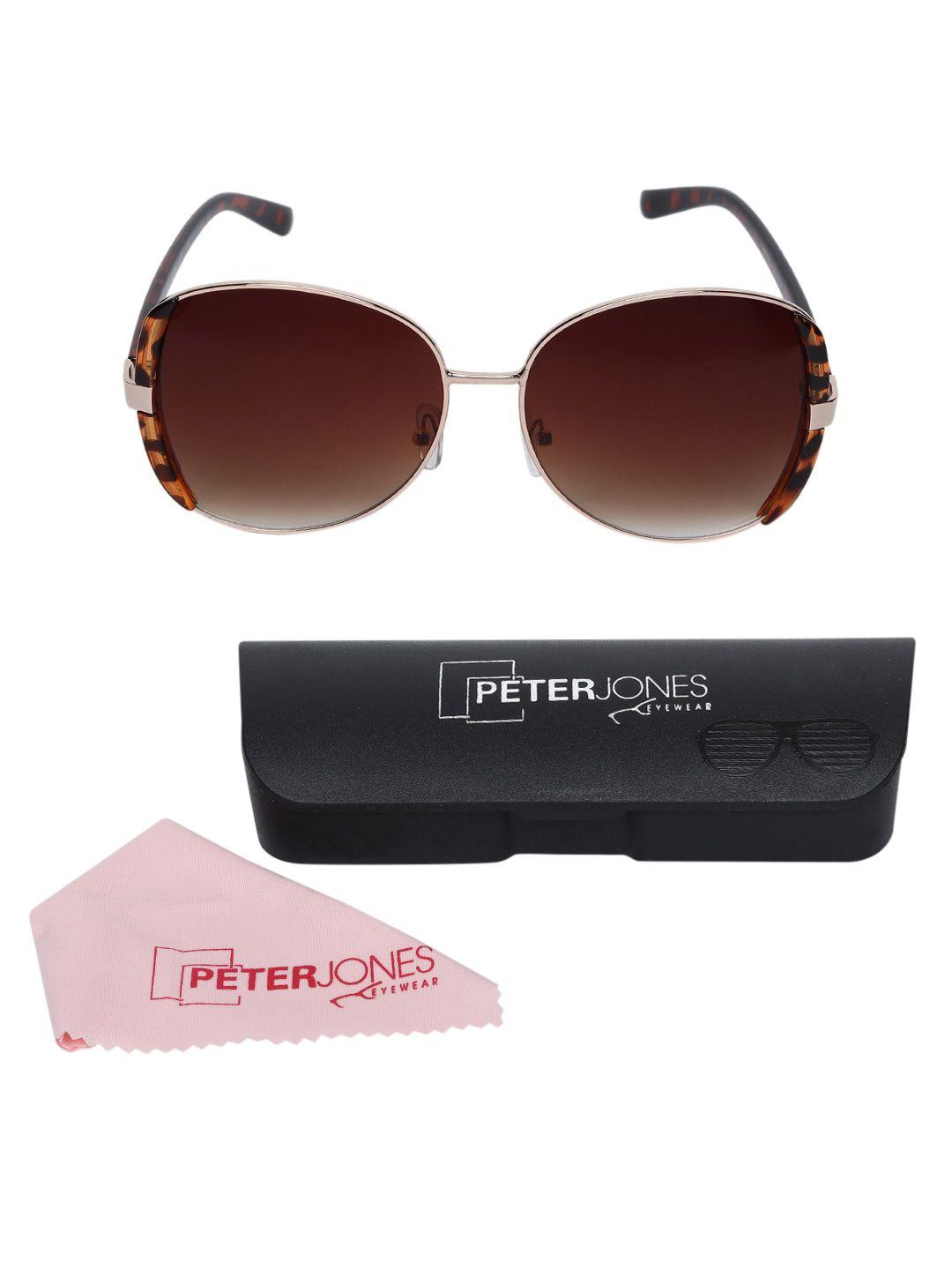 peter jones eyewear oversized sunglasses with uv protected lens