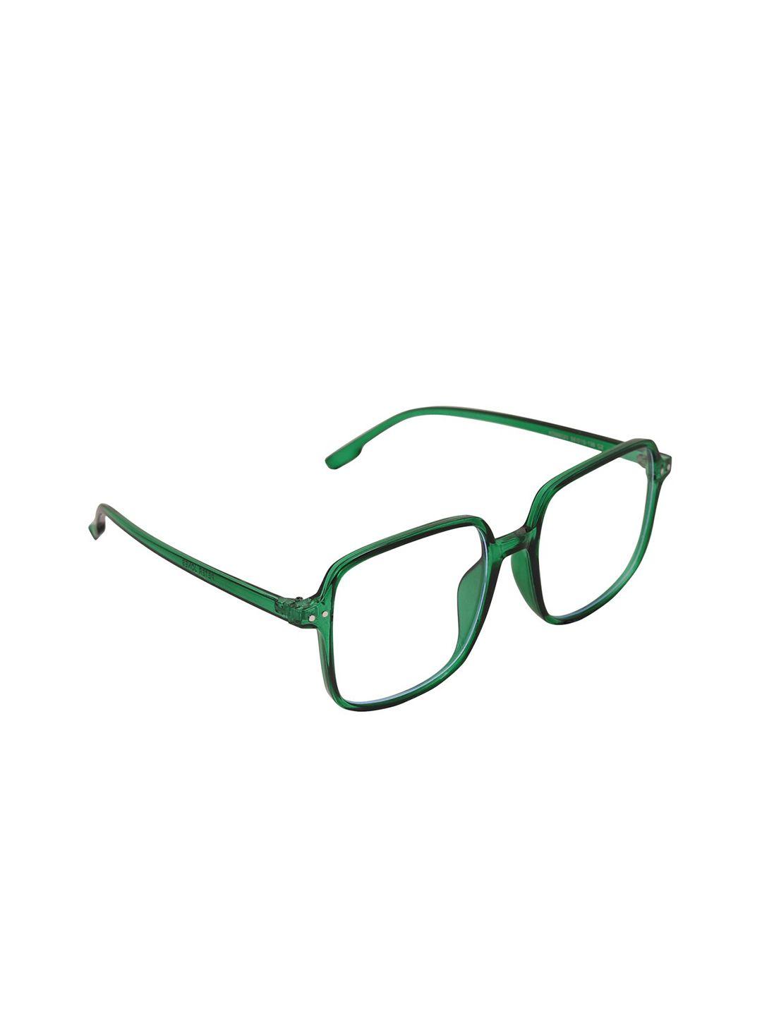 peter jones eyewear unisex green full rim square frames