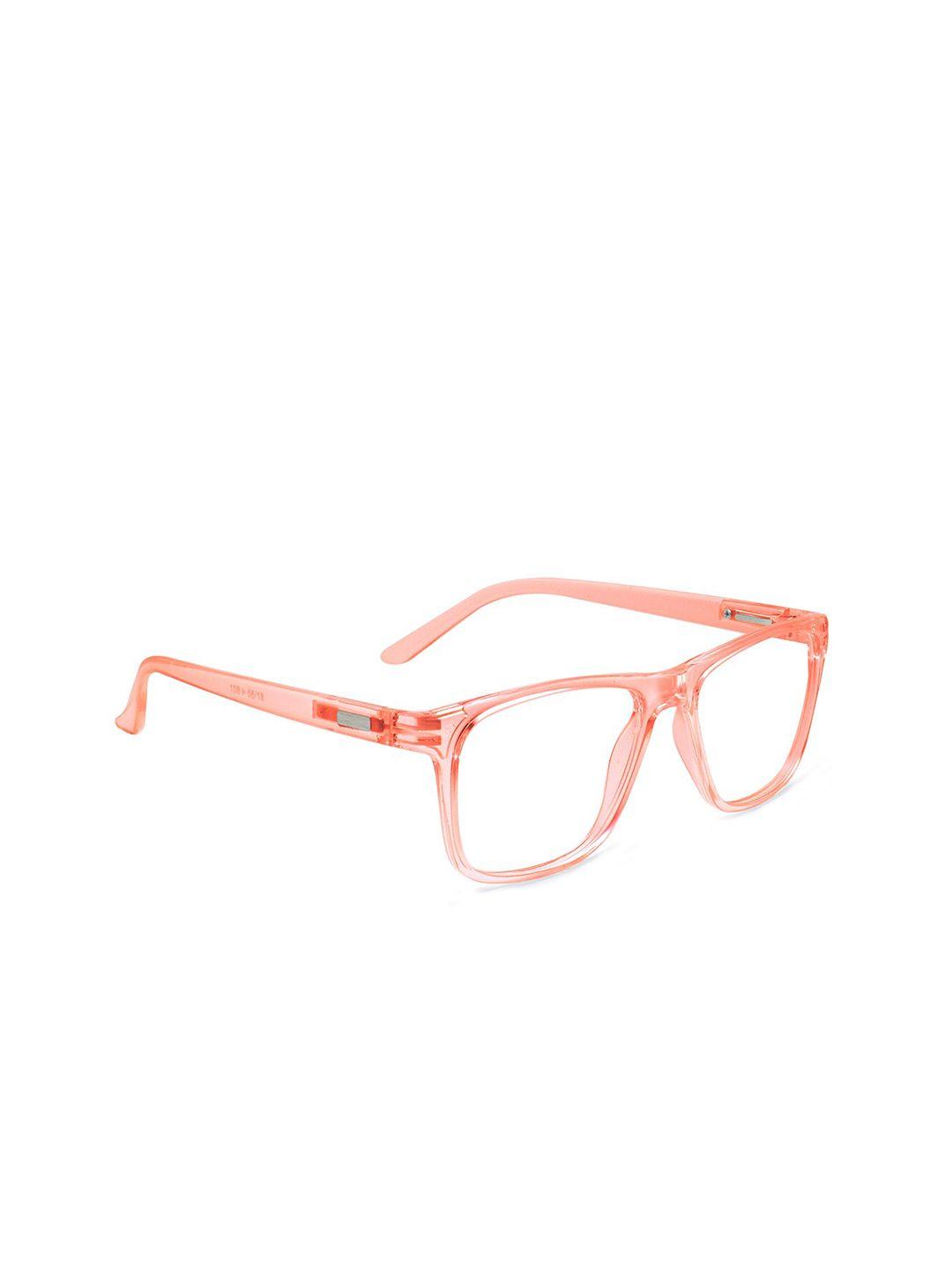 peter jones eyewear unisex pink full rim square frames m108pk