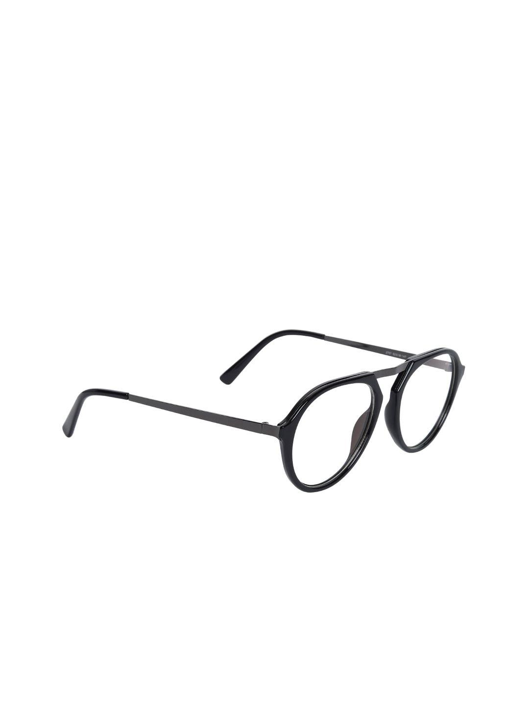 peter jones eyewear unisex solid anti glare lens full rim optical round frames 2707b