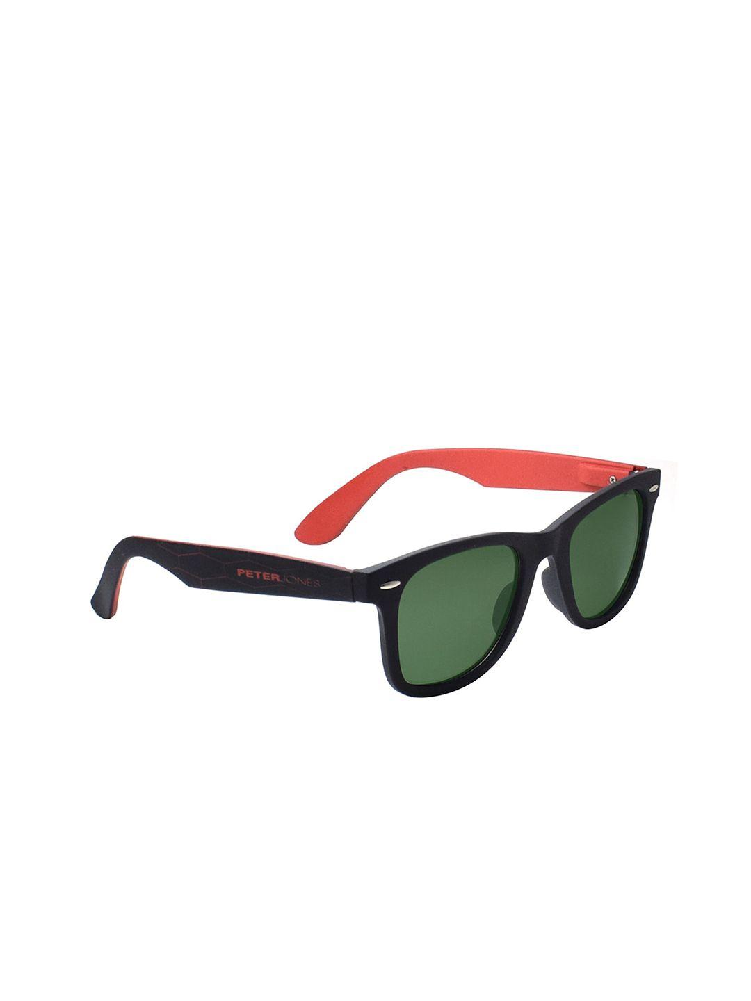 peter jones eyewear unisex square sunglasses with polarised lens