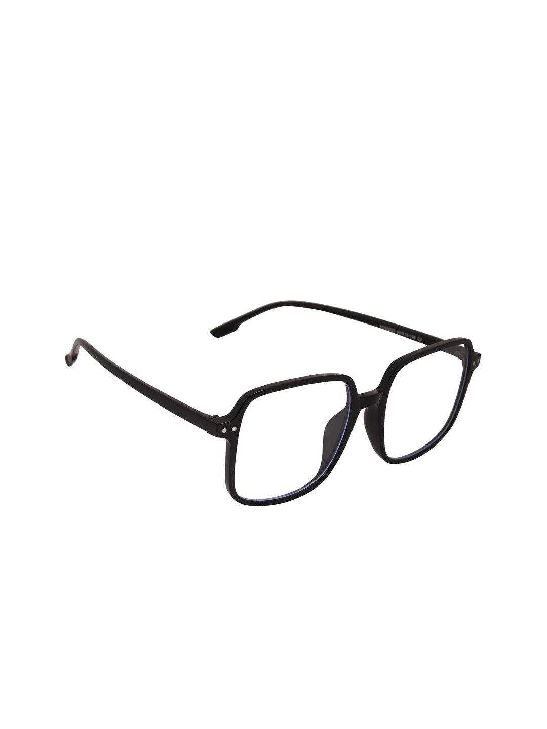 peter jones eyewear women black full rim light blocking square frames