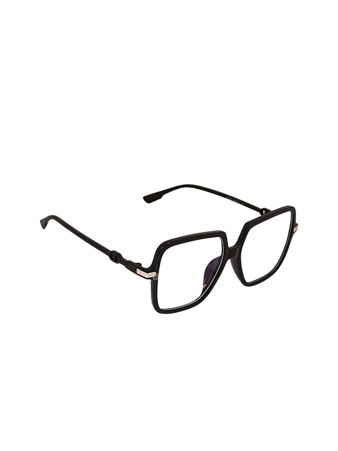 peter jones eyewear women black full rim light blocking square frames