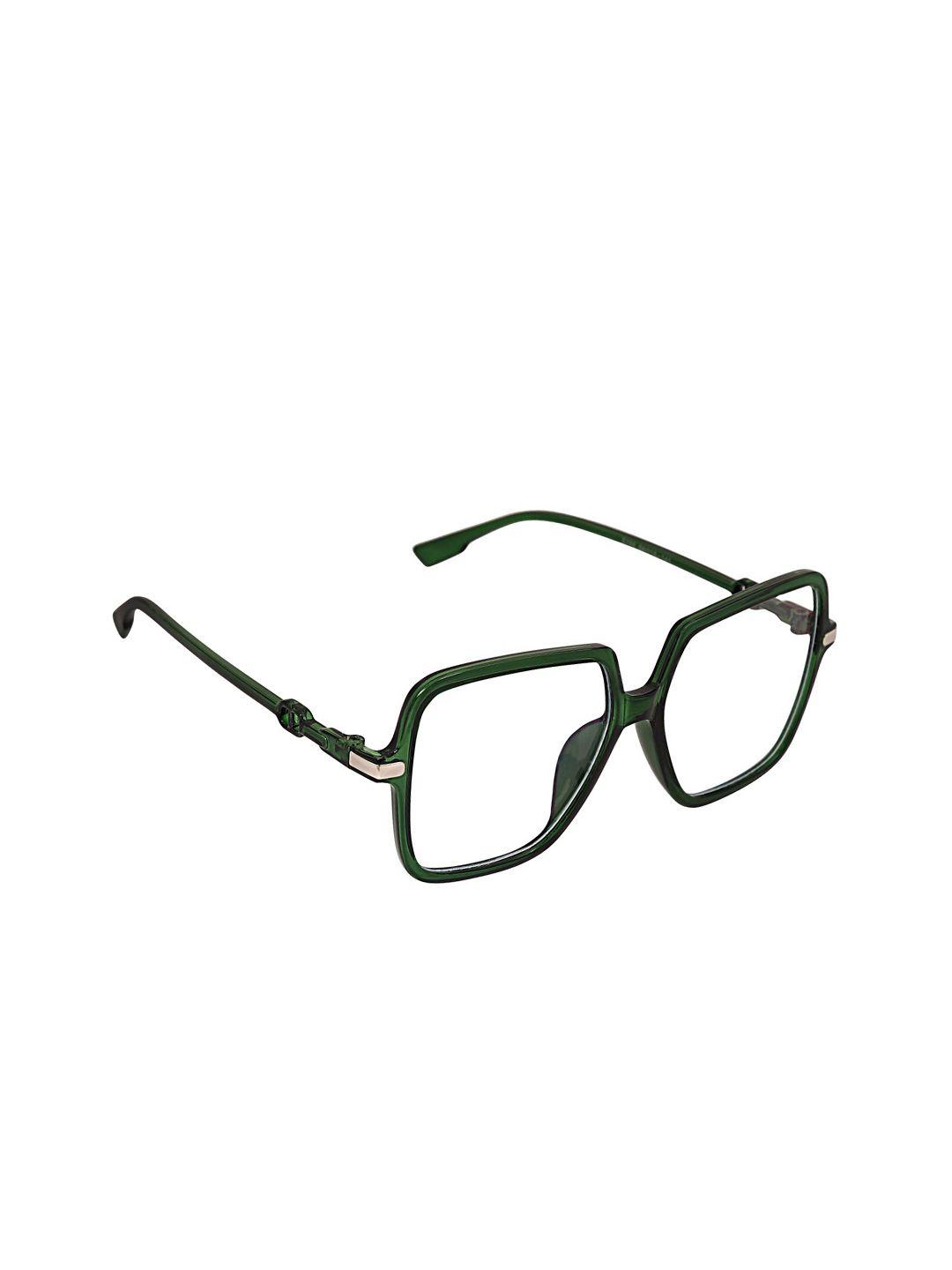 peter jones eyewear women green full rim light blocking square frames