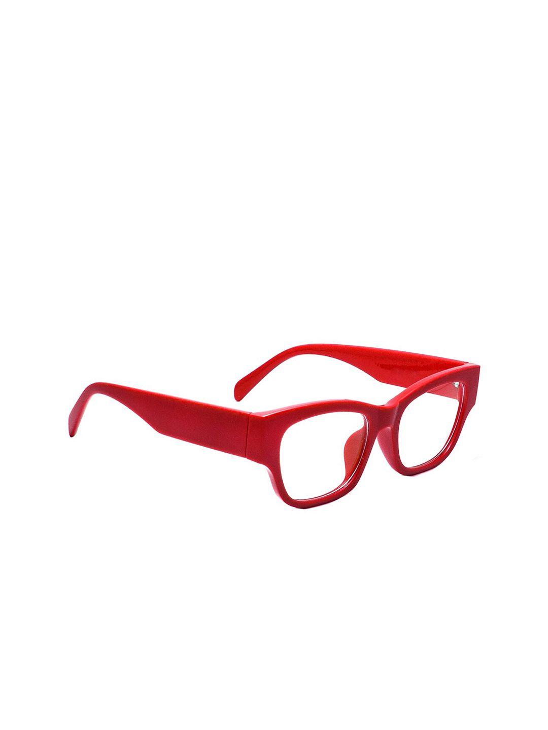 peter jones eyewear women red full rim cateye frames