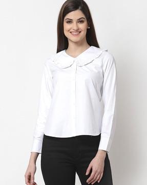 peter-pan collar shirt