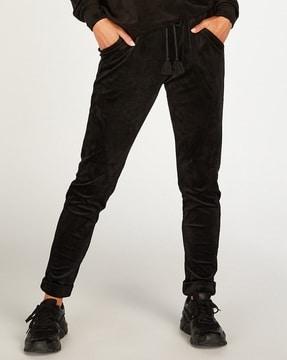 petite joggers with drawstring waist